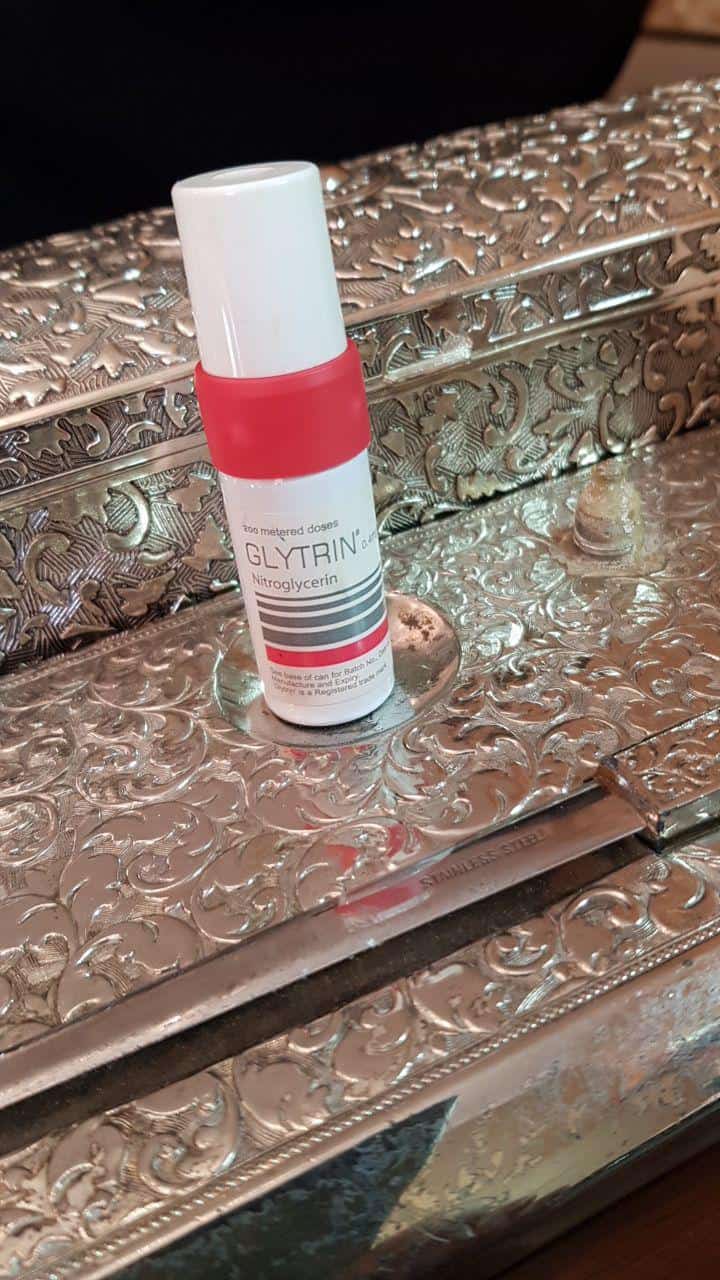 اسپری نیتروگلیسیرین نیتروگلیسیرین-nitroglisirin